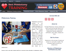 Tablet Screenshot of best-phlebotomytraining.com